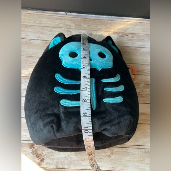 Squishmallows Stump the Cat Skeleton Halloween Treat Pail new with tags - Picture 5 of 11